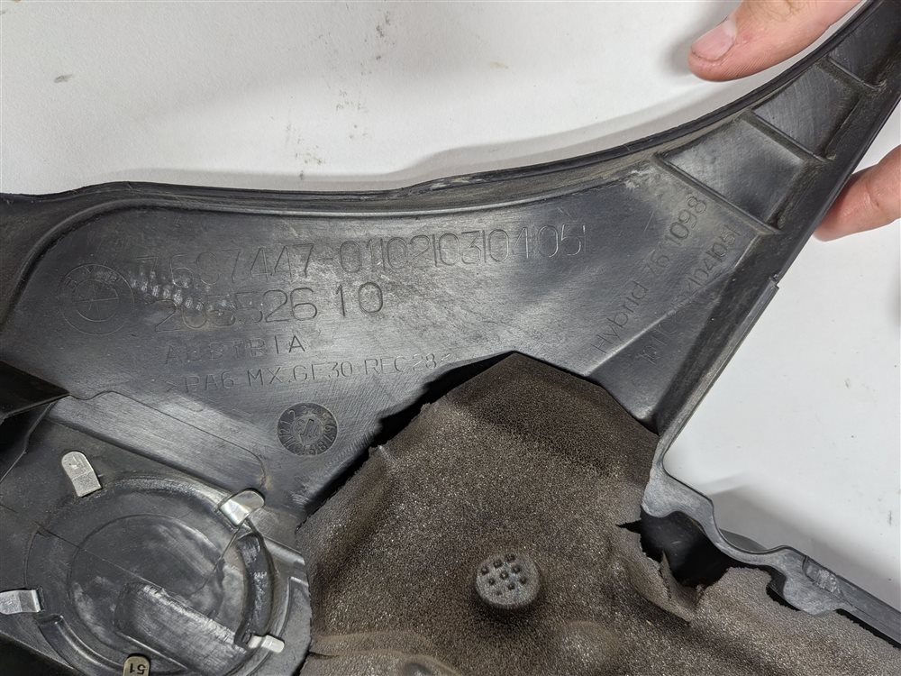 Thumbnail 5: 11-18 BMW 535i 640i 740i X3 X5 X6 (F10 F07 F01) 3.0L TURBO N55 ENGINE COVER TRIM