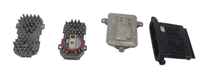Thumbnail 4: 2011-2014 BMW X3 (F25) XENON HID BALLAST ADAPTIVE DRL CONTROL MODULE SET/4