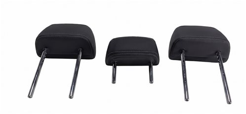 Thumbnail 4: 2011-2017 BMW X3 (F25) REAR SEAT HEADREST HEAD REST LEATHER SET/3 (Black)