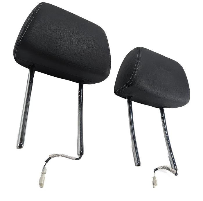 11-17 BMW X3 (F25) FRONT LEFT & RIGHT COMFORT SEAT HEADREST SET 2 (Black)