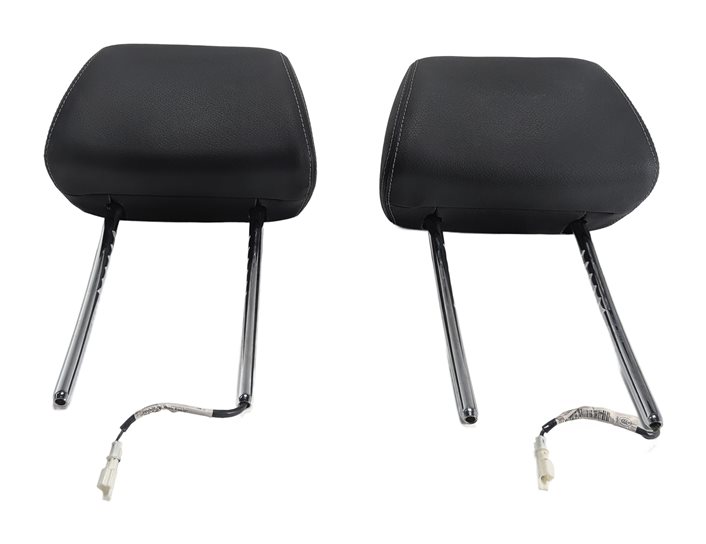 Thumbnail 2: 11-17 BMW X3 (F25) FRONT LEFT & RIGHT COMFORT SEAT HEADREST SET 2 (Black)
