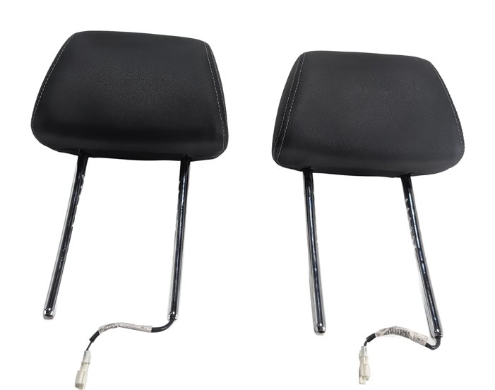 Thumbnail 3: 11-17 BMW X3 (F25) FRONT LEFT & RIGHT COMFORT SEAT HEADREST SET 2 (Black)