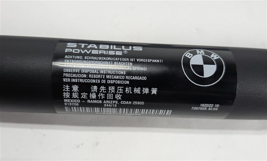 Thumbnail 4: 2011-2015 BMW X3 (F25) LEFT & RIGHT REAR TRUNK SHOCK STRUT SET 2 (ELECTRIC)