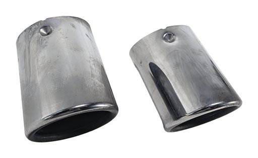 14-16 BMW X3 X4 (F25) 3.0L (N55) ENGINE MUFFLER EXHAUST PIPE TIP SET/2 (CHROME)