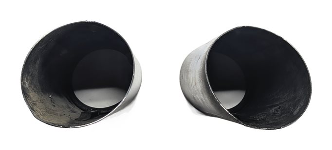 Thumbnail 4: 14-16 BMW X3 X4 (F25) 3.0L (N55) ENGINE MUFFLER EXHAUST PIPE TIP SET/2 (CHROME)