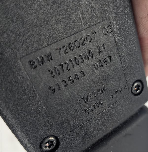 Thumbnail 5: 11-18 BMW X3 X4 (F25 F26) FRONT LEFT DRIVER or RIGHT PASSENGER SEATBELT RECEIVER