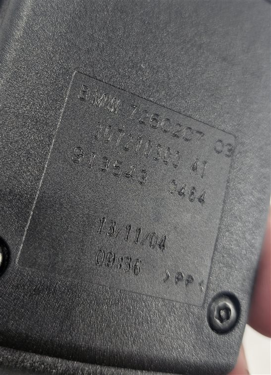 Thumbnail 7: 11-18 BMW X3 X4 (F25 F26) FRONT LEFT DRIVER or RIGHT PASSENGER SEATBELT RECEIVER