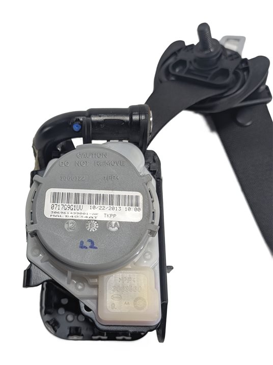 Thumbnail 4: 11-18 BMW X3 X4 (F25 F26) FRONT LEFT DRIVER SEATBELT BUCKLE RETRACTOR (Black)