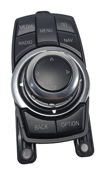 Thumbnail 3: 2011-2015 BMW X3 (F25) CENTER CONSOLE iDRIVE MEDIA CONTROL KNOB DIAL SWITCH
