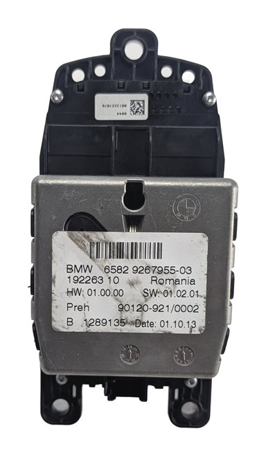 Thumbnail 4: 2011-2015 BMW X3 (F25) CENTER CONSOLE iDRIVE MEDIA CONTROL KNOB DIAL SWITCH