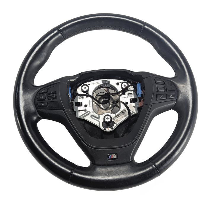 Thumbnail 3: 11-18 BMW X3 X4 F25 F26 M SPORT LEATHER HEATED STEERING WHEEL w/PADDLES (Black)