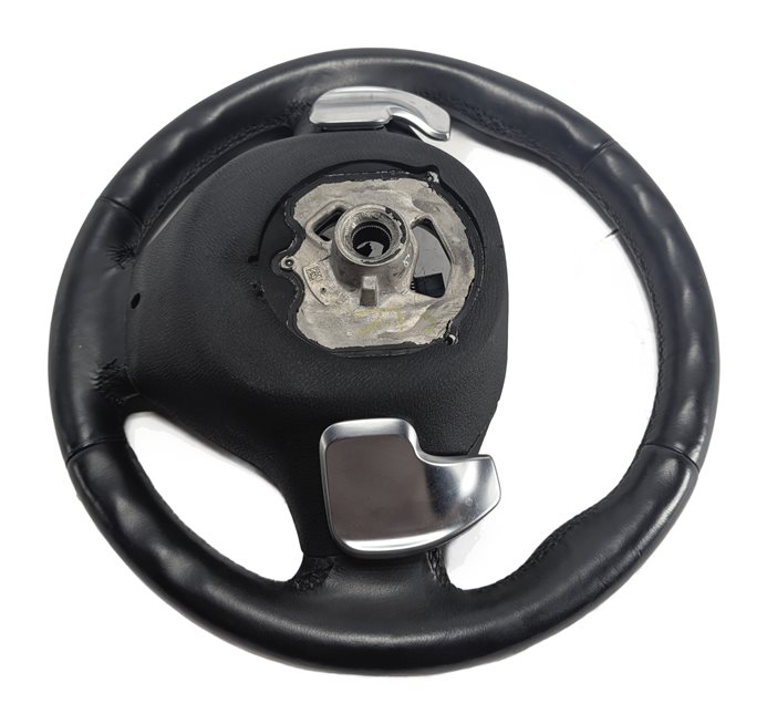Thumbnail 4: 11-18 BMW X3 X4 F25 F26 M SPORT LEATHER HEATED STEERING WHEEL w/PADDLES (Black)