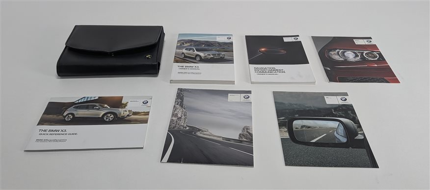 Thumbnail 4: 2014 BMW X3 (F25) 3.0L OWNER'S MANUAL BOOKLET HANDBOOK SET w/ LEATHER CASE