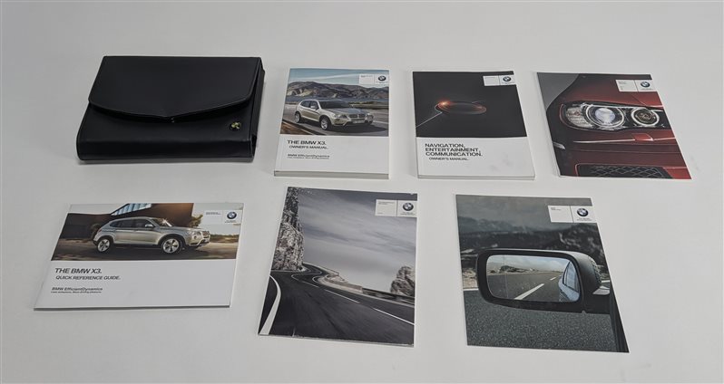Thumbnail 5: 2014 BMW X3 (F25) 3.0L OWNER'S MANUAL BOOKLET HANDBOOK SET w/ LEATHER CASE