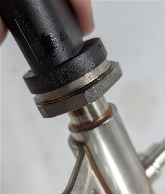 Thumbnail 7: 2014 BMW X3 F25 3.0L N55 ENGINE HIGH PRESSURE FUEL RAIL w/LINES PRESSURE SENSOR