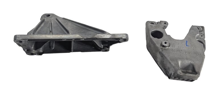 Thumbnail 3: 2014 BMW X3 (F25) 3.0L (N55) ENGINE LEFT/RIGHT MOTOR MOUNT BRACKET SET/2