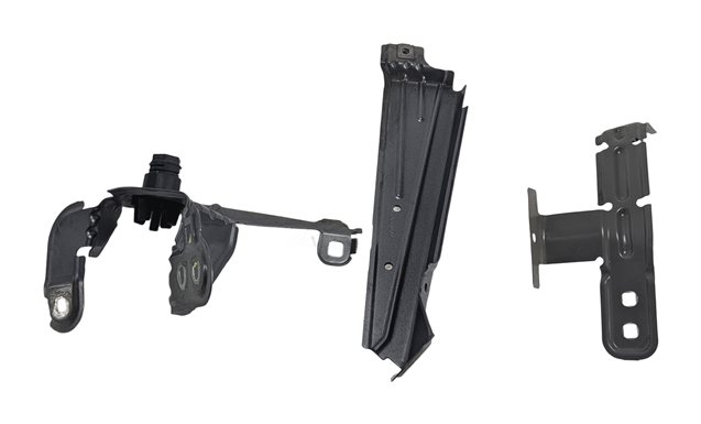 Thumbnail 3: 2014 BMW X3 (F25) FRONT LEFT DRIVER FENDER SUPPORT MOUNTING BRACKET SET/3