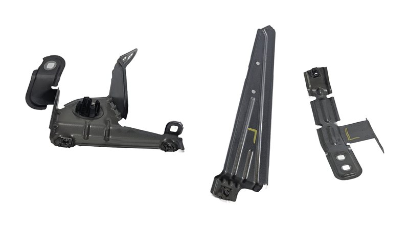 Thumbnail 4: 2014 BMW X3 (F25) FRONT LEFT DRIVER FENDER SUPPORT MOUNTING BRACKET SET/3