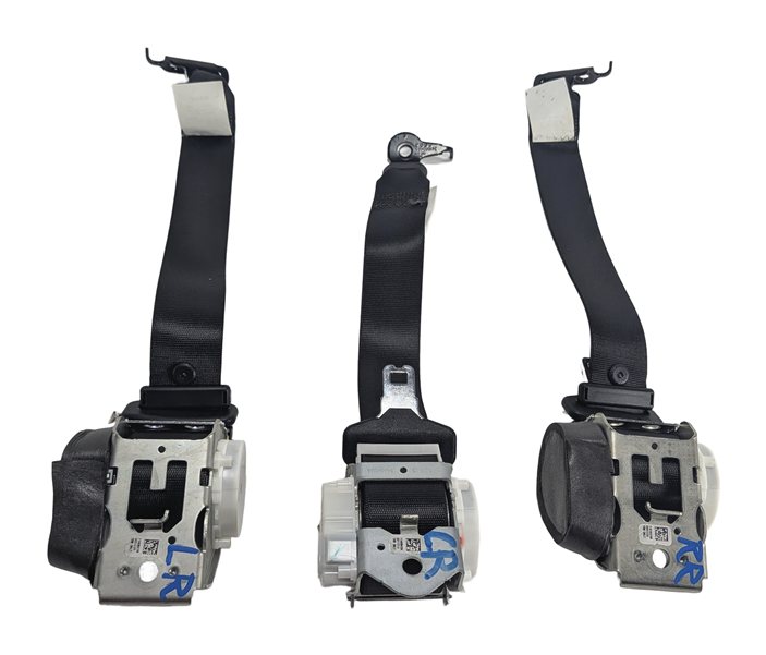 Thumbnail 3: 2014 BMW X3 (F25) REAR LEFT CENTER RIGHT SEAT SEATBELT RETRACTOR SET/3 (Black)
