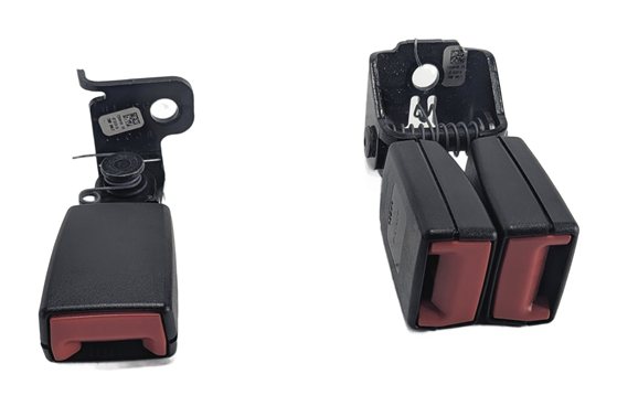 Thumbnail 2: 2014 BMW X3 (F25) REAR LEFT CENTER RIGHT SEAT SEATBELT BUCKLE SET/2 (Black)
