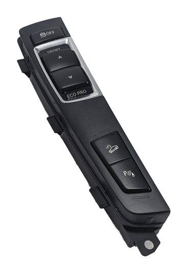 2014 BMW X3 (F25) CENTER CONSOLE DSC OFF SPORT ECO PRO PDC SWITCH PANEL