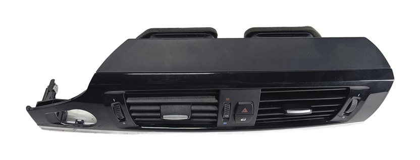 Thumbnail 3: 2014 BMW X3 (F25) FRONT CENTER DASH HEAT AIR AC VENT w/HAZARD SWITCH (Black)