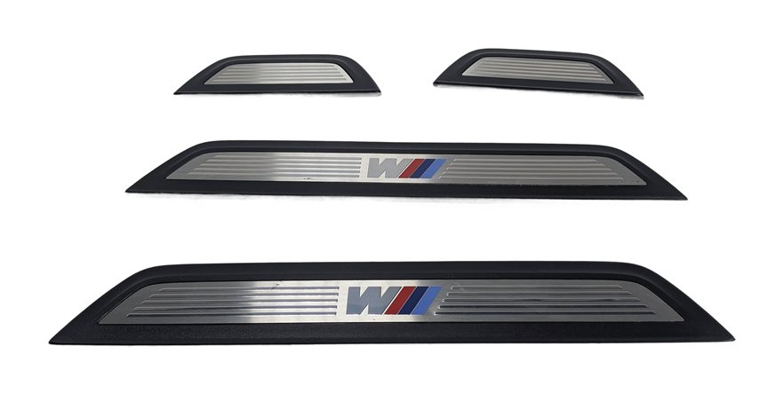 Thumbnail 2: 2014 BMW X3 (F25) FRONT REAR LEFT RIGHT DOOR SILL SCUFF PLATE SET/4 M SPORT