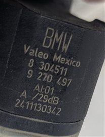 Thumbnail 6: 2014 BMW X3 (F25) FRONT PARK ASSIST PDC DISTANCE SENSORS w/HARNESS (Grey)
