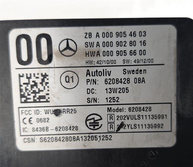 Thumbnail 8: 2013 MERCEDES GL450 (X166) BLIND SPOT RADAR SENSOR MODULE ASSIST MONITOR