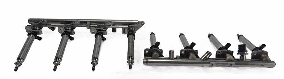 Thumbnail 5: 2013 MERCEDES GL450 (X166) 4.6L (278.928) ENGINE FUEL INJECTOR SET/8 w/FUEL RAIL