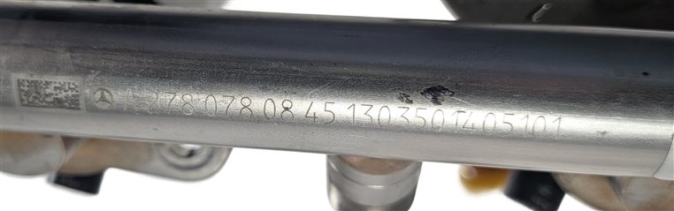 Thumbnail 8: 2013 MERCEDES GL450 (X166) 4.6L (278.928) ENGINE FUEL INJECTOR SET/8 w/FUEL RAIL
