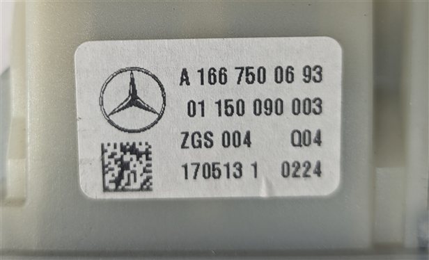 Thumbnail 9: 13-16 MERCEDES GL GLK ML SL W166 W231 X166 X204 TRUNK HANDLE w/ REARVIEW CAMERA