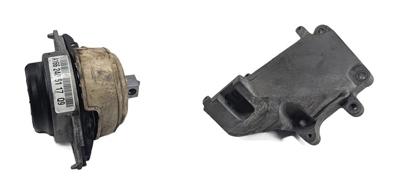 Thumbnail 3: 2013 MERCEDES GL450 (X166) 4.6L (278.928) ENGINE RIGHT MOTOR MOUNT w/BRACKET