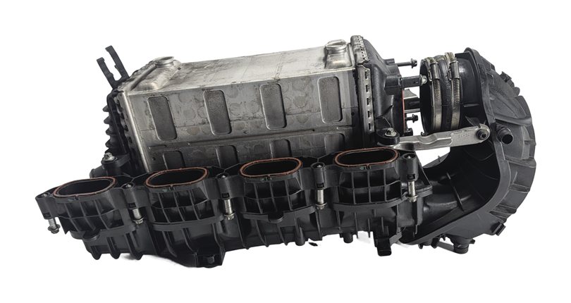 Thumbnail 5: 11-20 MERCEDES E GL ML S W212 W166 W221 X166 4.6L INTAKE MANIFOLD w/ INTERCOOLER