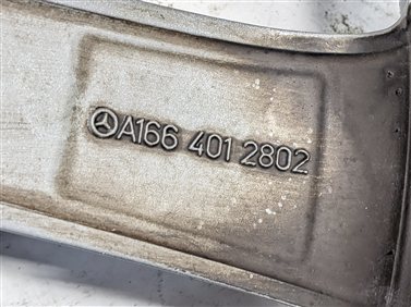 Thumbnail 8: 2013-2016 MERCEDES GL350 GL450 (X166) 20x8.5 ALUMINUM ALLOY 10-SPOKE WHEEL RIM