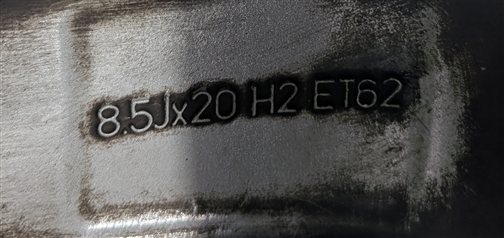 Thumbnail 6: 2013-2016 MERCEDES GL350 GL450 (X166) 20x8.5 ALUMINUM ALLOY 10-SPOKE WHEEL RIM