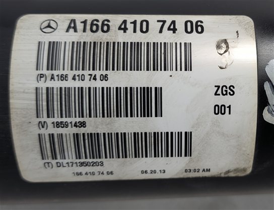 Thumbnail 7: 2013 MERCEDES GL450 GL550 (X166) REAR DRIVESHAFT DRIVELINE DRIVE LINE SHAFT