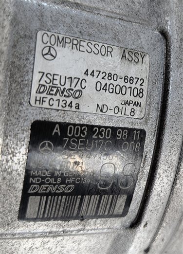 Thumbnail 10: 2012-2016 MERCEDES G550 GL450 GL550 ML550 (W166 W463 X166) A/C COMPRESSOR PUMP