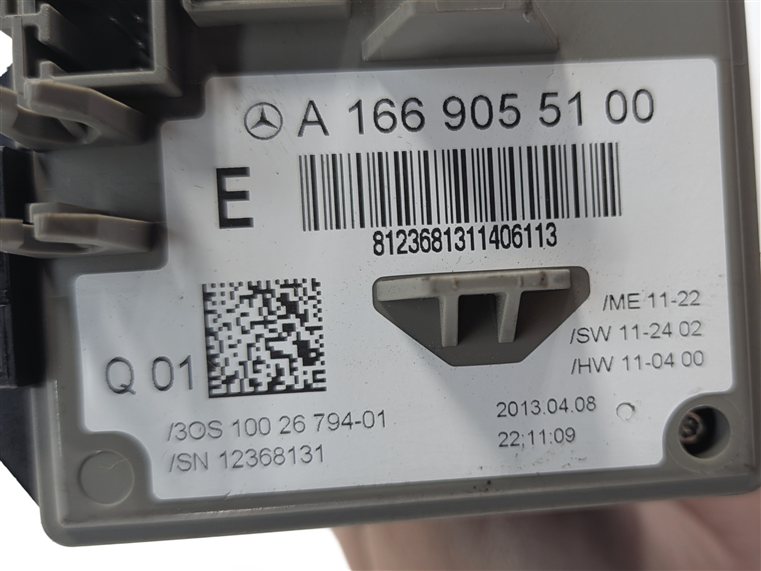 Thumbnail 8: 2013-2015 MERCEDES G500 GL350 GL450 GL550 ML350 (W166 X166 W463) IGNITION SWITCH