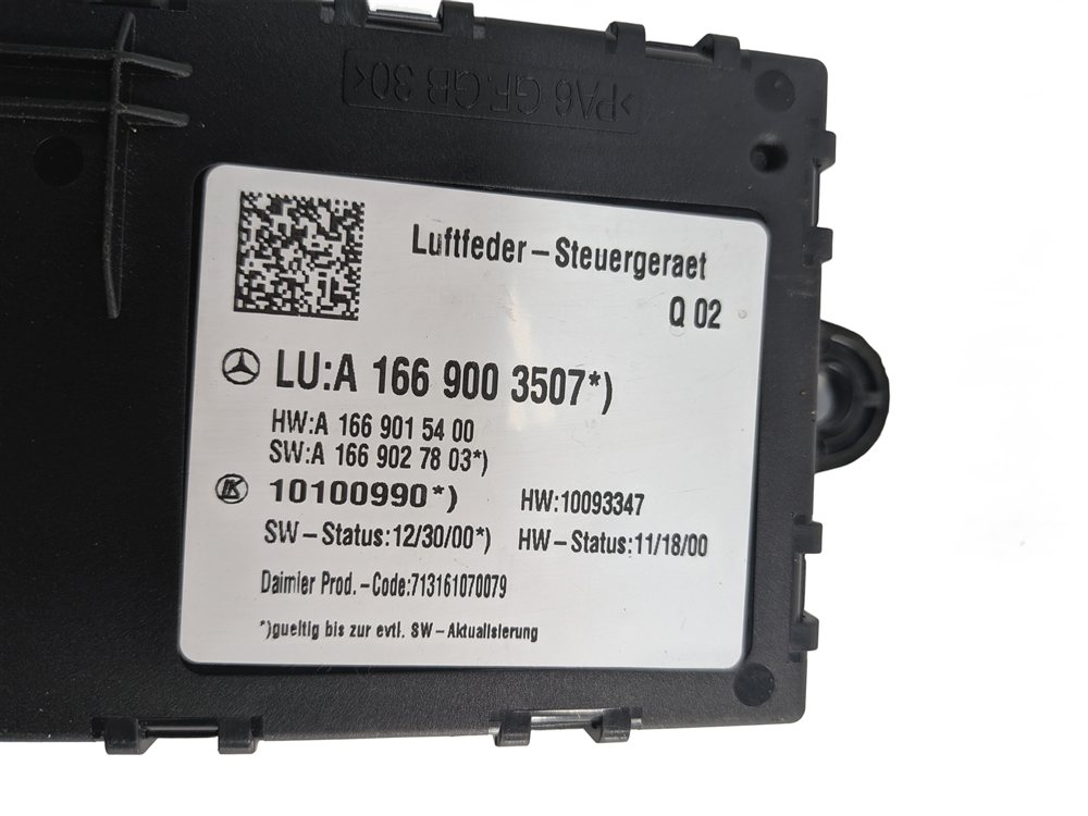 Thumbnail 8: 2013-2015 MERCEDES GL ML CLASS (W166 X166) AIRMATIC SUSPENSION CONTROL MODULE