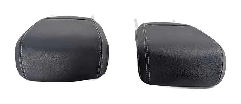 Thumbnail 5: 13-19 MERCEDES GL GLS X166 REAR 3RD ROW LEFT RIGHT HEADREST SET 2 (Black)