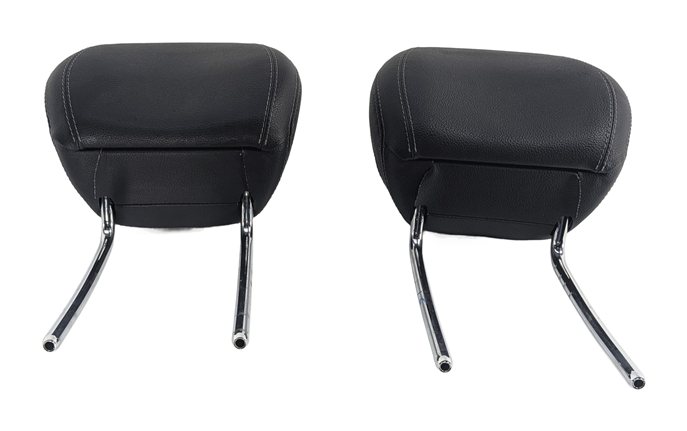 Thumbnail 3: 12-13 MERCEDES GL ML (W166 X166) FRONT LEFT & RIGHT SEAT HEADREST SET 2 (Black)