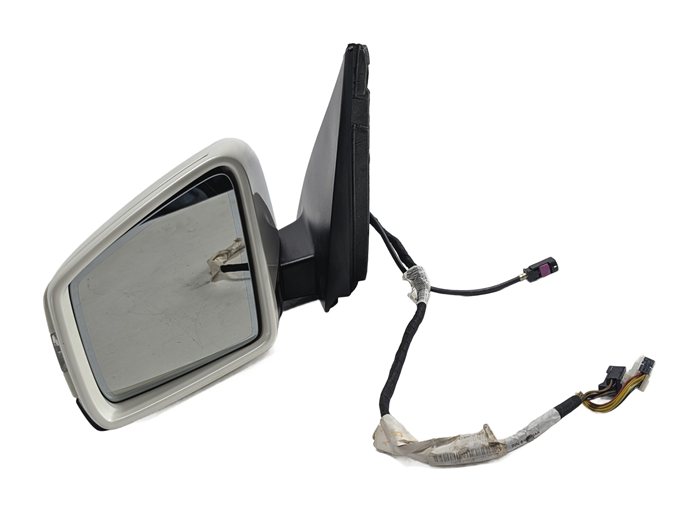 2013-2016 MERCEDES GL (X166) LEFT DRIVER DOOR MIRROR MEM AUTODIM CAMERA (White)