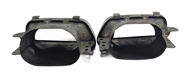 Thumbnail 5: 2013-2014 MERCEDES BENZ GL450 (X166) LEFT & RIGHT MUFFLER PIPE EXHAUST TIP SET-2