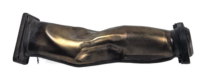 Thumbnail 3: 2013 MERCEDES GL450 (X166) 4.6L (278.928) ENGINE LEFT TURBO EXHAUST PIPE