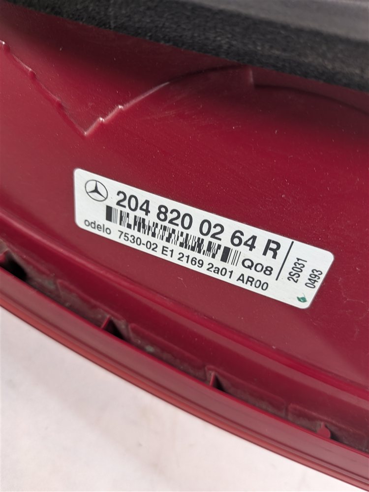 Thumbnail 11: 08-11 MERCEDES C250 C300 C350 (W204) RIGHT REAR TAILLIGHT BRAKE LIGHT LAMP