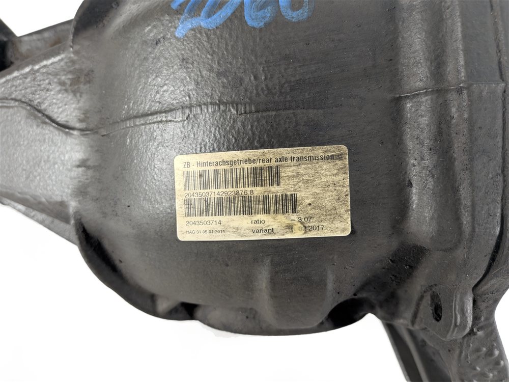 Thumbnail 5: 08-17 MERCEDES C300 E350 GLK250 (W204 W205 W212) REAR DIFFERENTIAL GEAR (3.07)