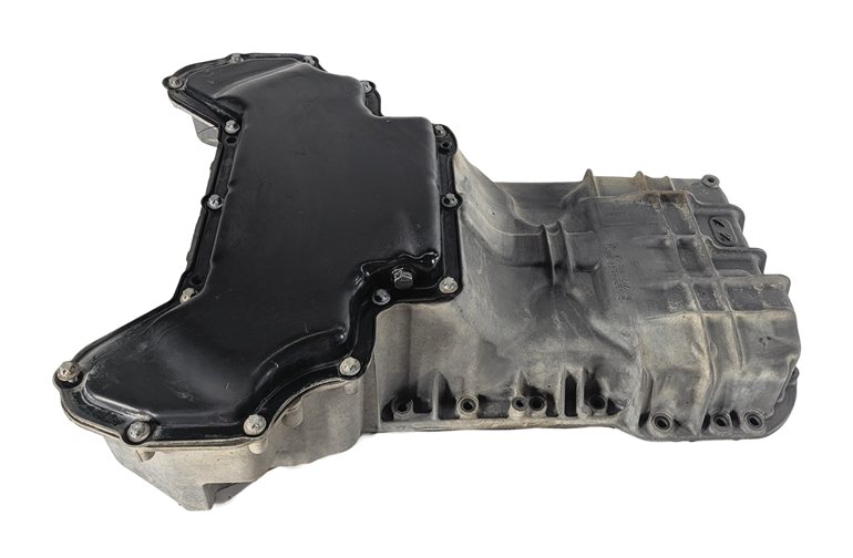 Thumbnail 2: 06-11 MERCEDES C300 C350 E350 CLK350 M272 3.0L 3.5L UPPER LOWER OIL PAN SET/2