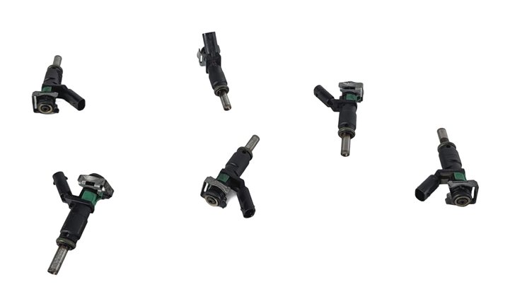 10-13 MERCEDES C300 C350 E350 GLK S400 (W204 W211 W221 X204) FUEL INJECTOR SET 6