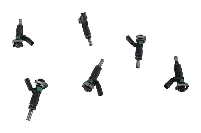 Thumbnail 2: 10-13 MERCEDES C300 C350 E350 GLK S400 (W204 W211 W221 X204) FUEL INJECTOR SET 6